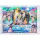 STEVE SUNDRAM GREETING CARD Penguin Harmony